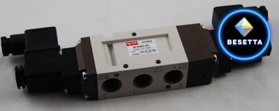 SF5303-IP-SC2-CN2-220V solenoid valve 5/3 size 3/8" ไฟ 220V 24V Double Coil หรือ คอล์ยคู่ 